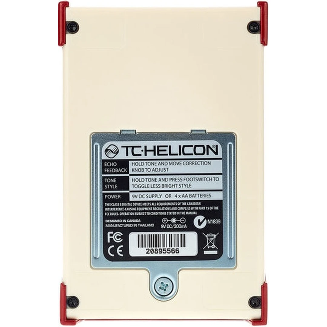 Педаль эффектов TC Helicon VoiceTone Mic Mechanic 2