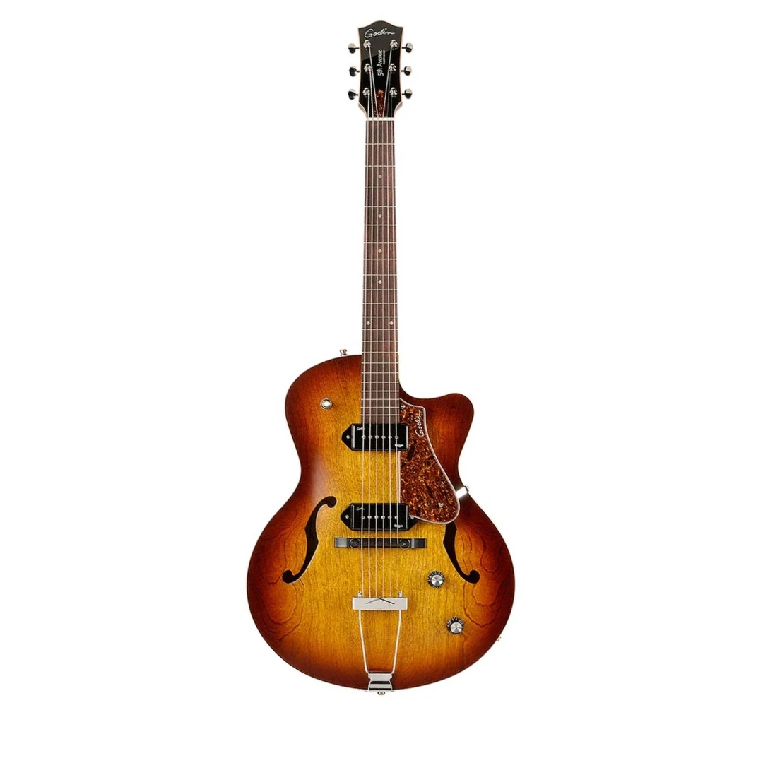 Полуакустическая гитара Godin 5th Avenue CW Kingpin II Cognac Burst