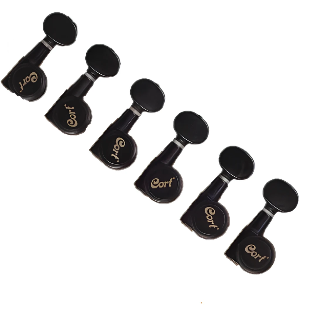 Колки для электрогитары Cort MH-MJET-6L-BK