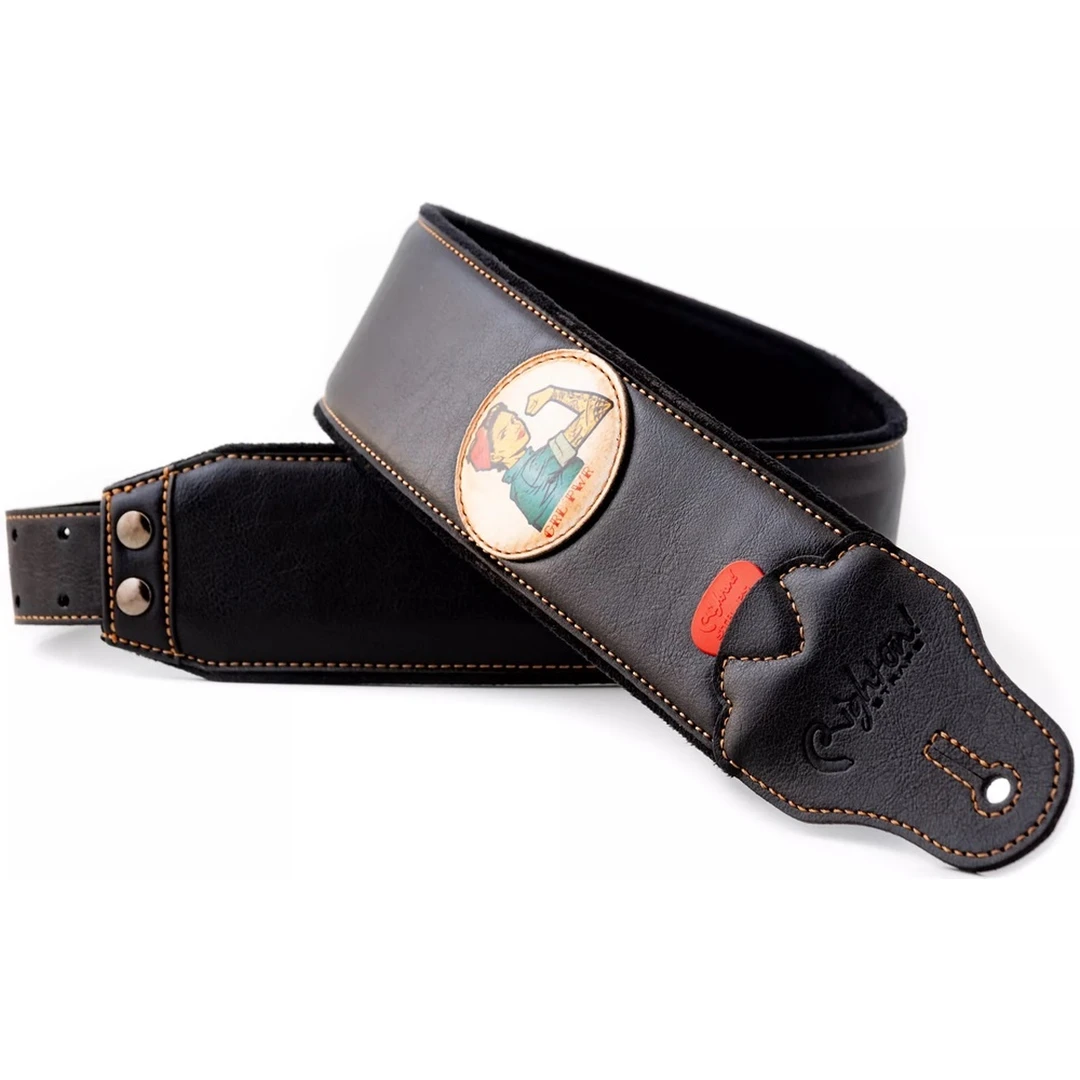 Ремень для гитары RightOn Straps Groove Old School Pin-Up