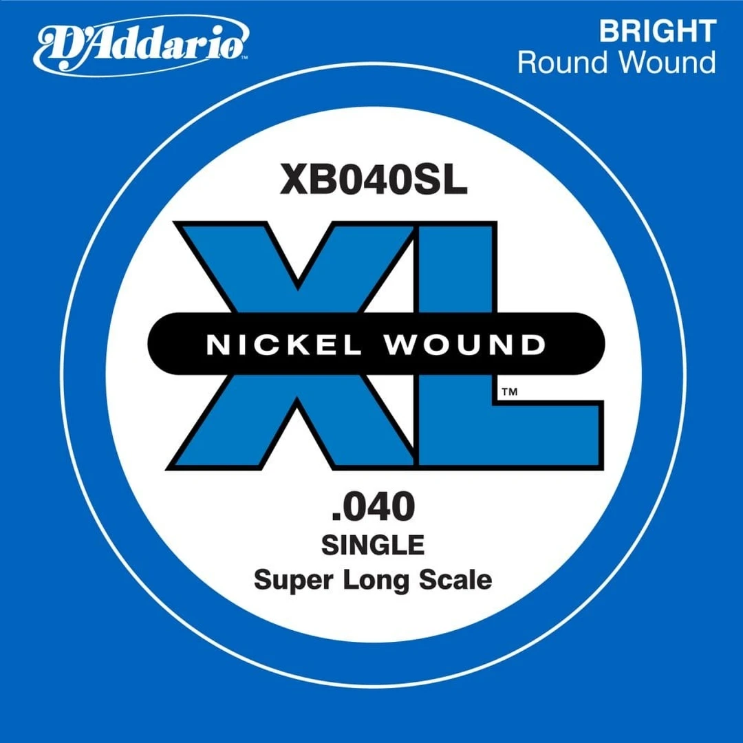 Струна для бас-гитары D'Addario XB040SL Nickel Wound