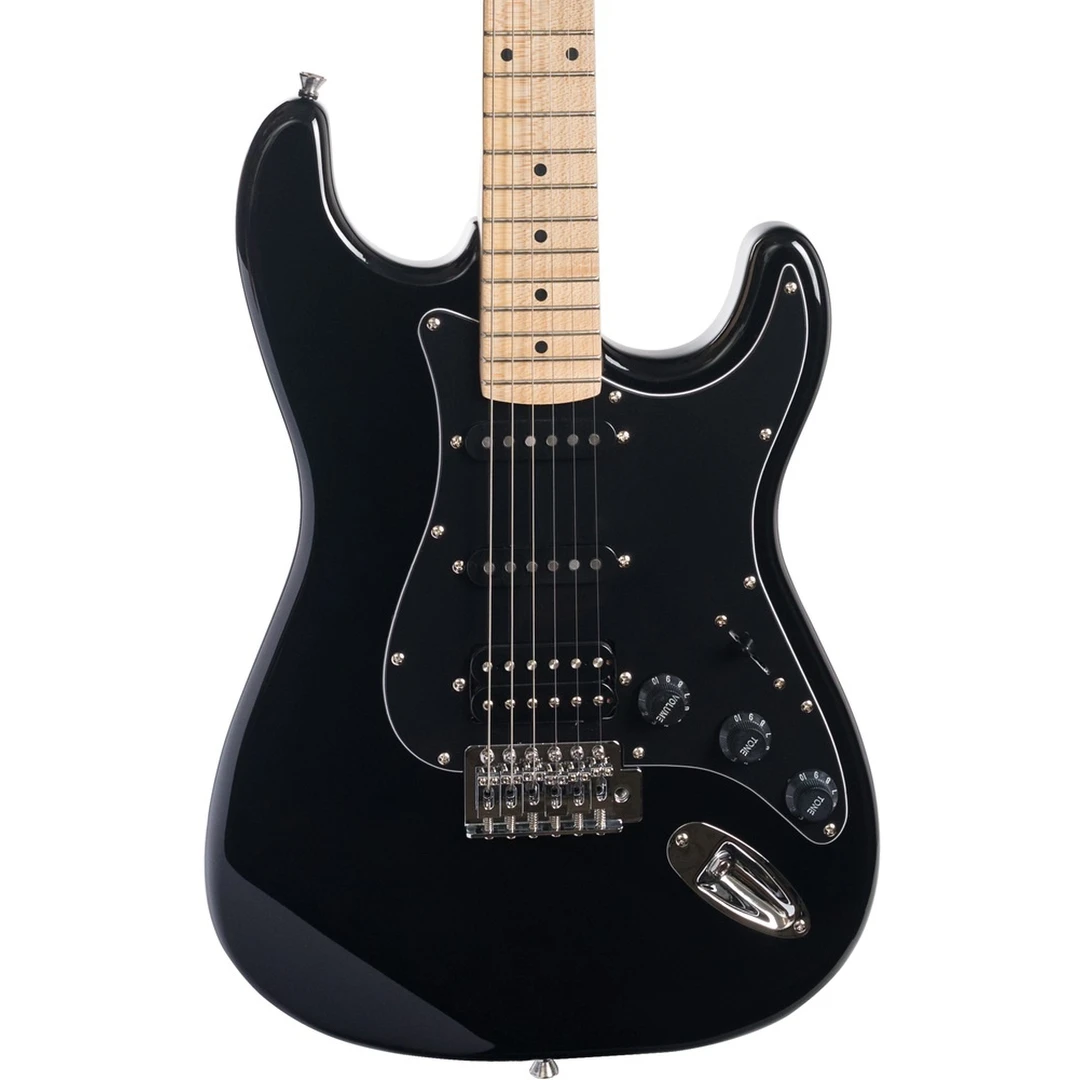 Электрогитара Rockdale Stars Plus HSS Maple Black
