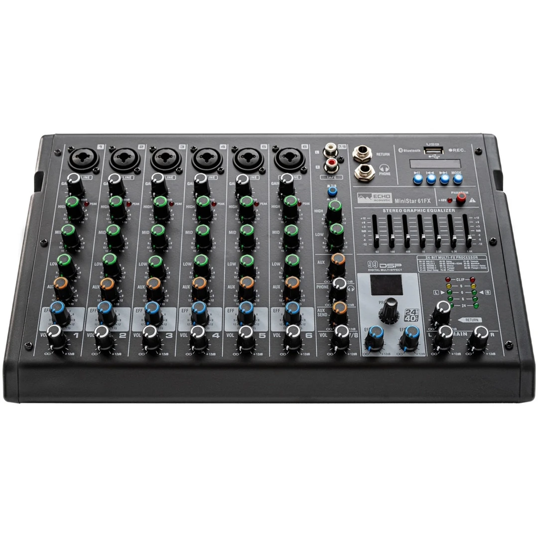 Микшерный пульт Echo Acoustic MiniStar 61FX