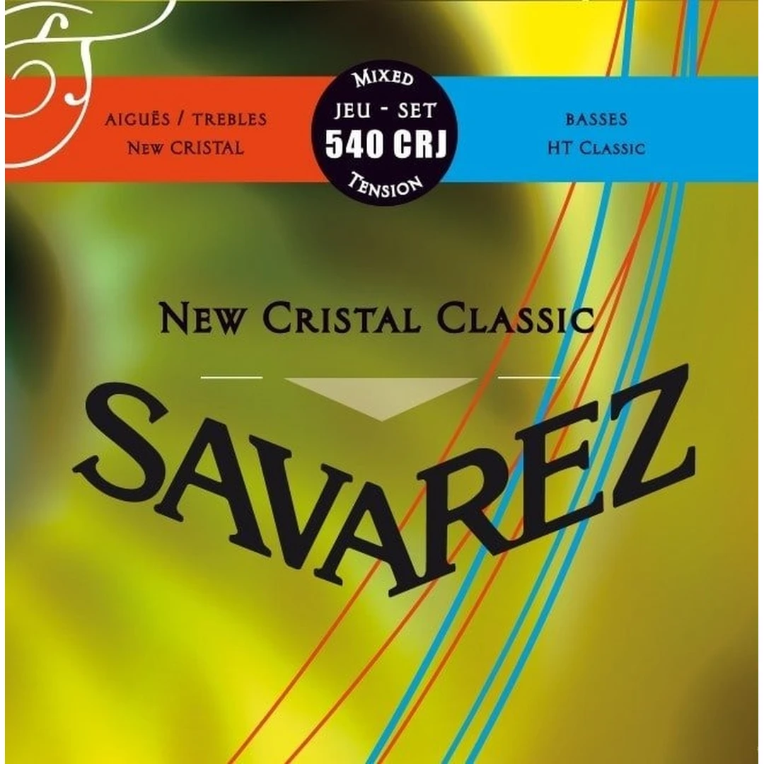Струны для классической гитары Savarez 540CRJ New Cristal Classic Mixed Tension