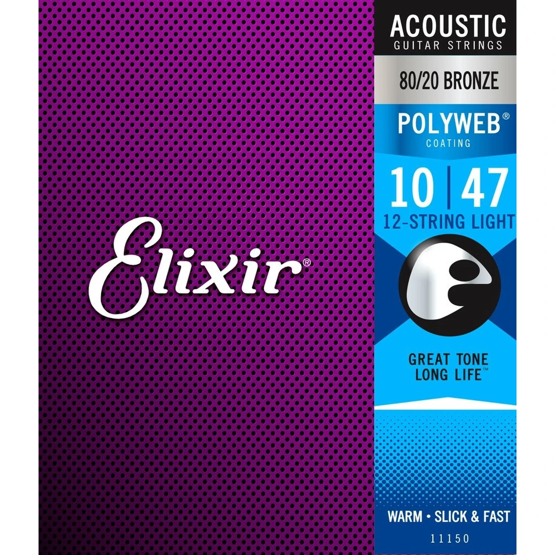 Струны для 12-ти струнной гитары Elixir 11150 10-47