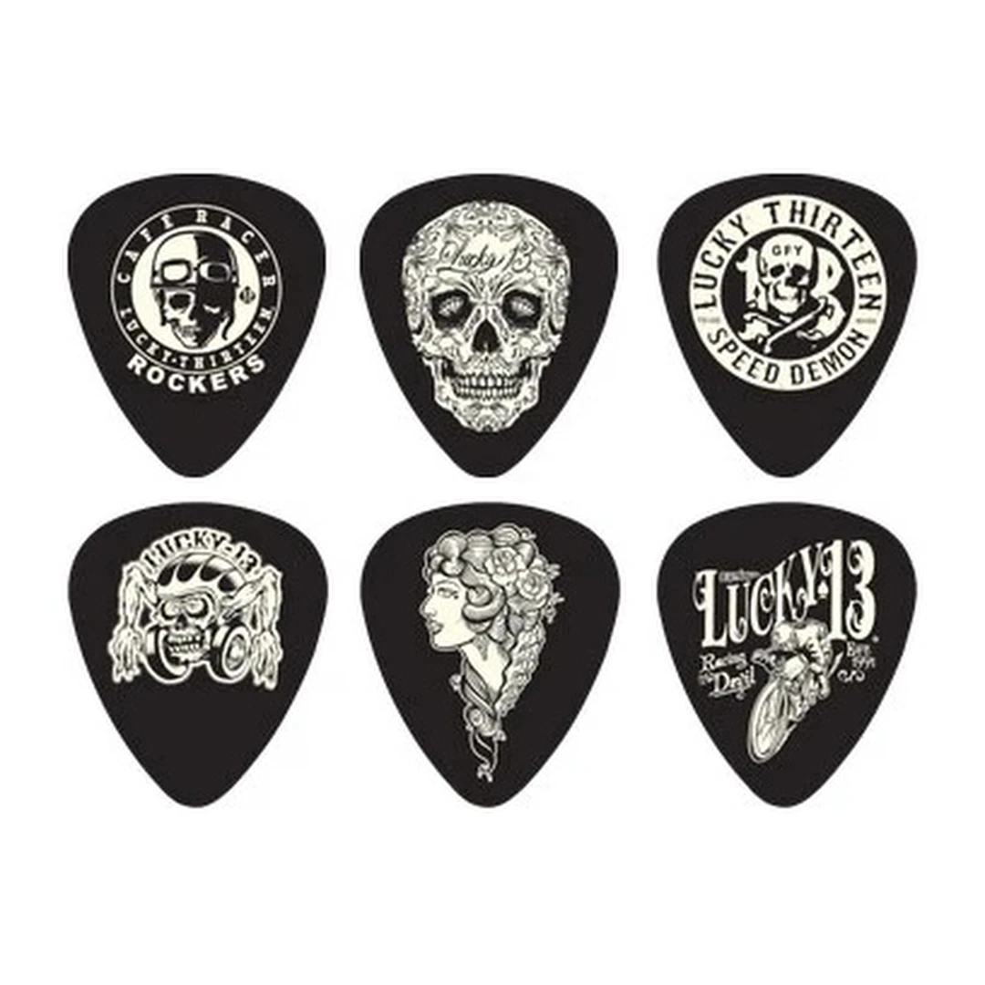 Набор медиаторов Dunlop L13CP1.0 Lucky 13 C