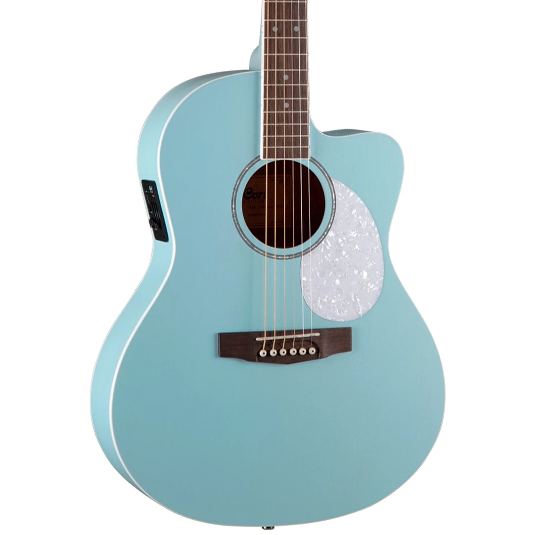 Электроакустическая гитара Cort Jade Classic Sky Blue Open Pore