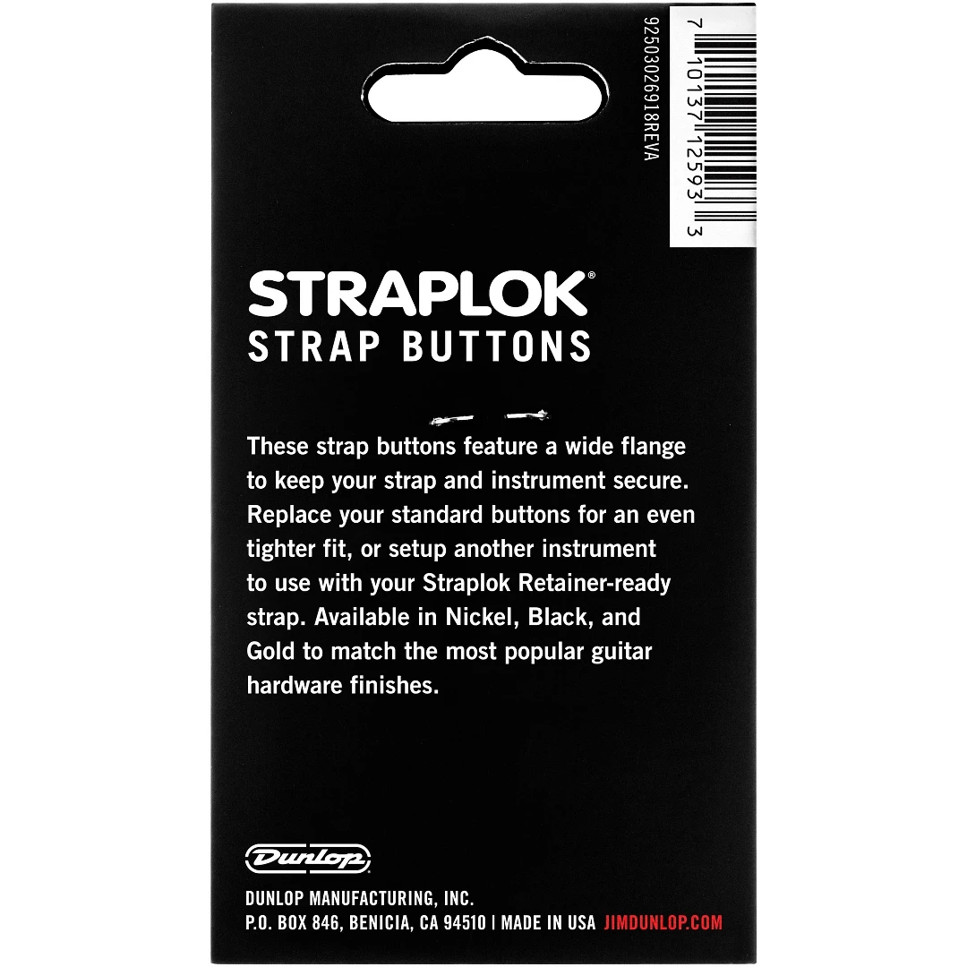 Стреплоки Dunlop 2PSLS034G Straplok Dual Design