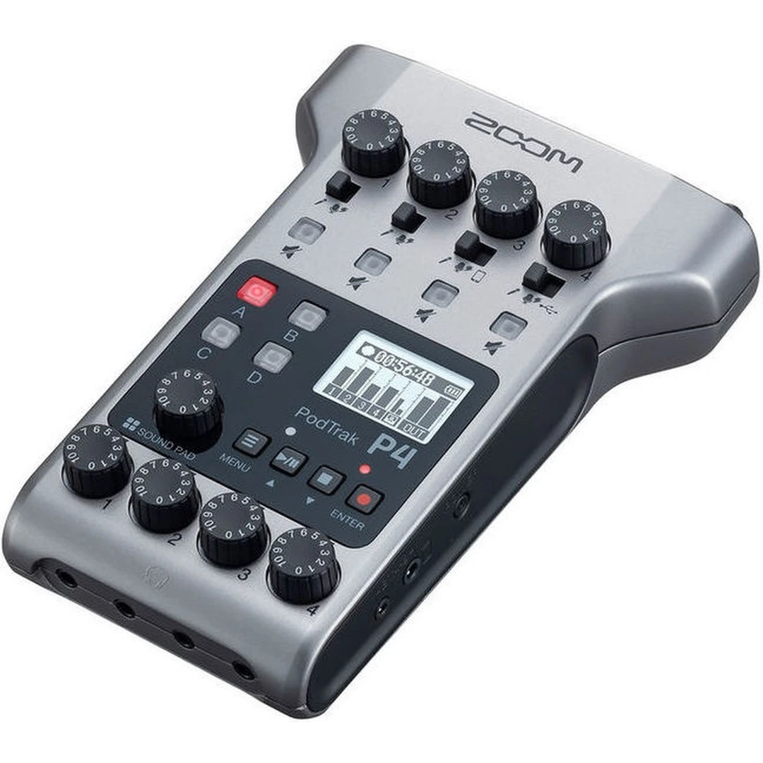 Портативный рекордер-портастудия Zoom PodTrak P4