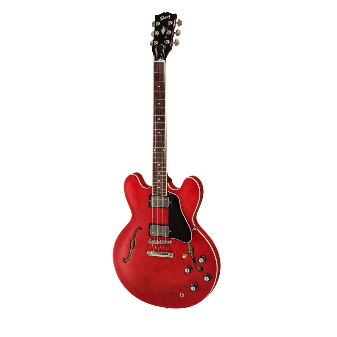 Полуакустическая гитара Gibson ES-335 Satin 2019 Faded Cherry