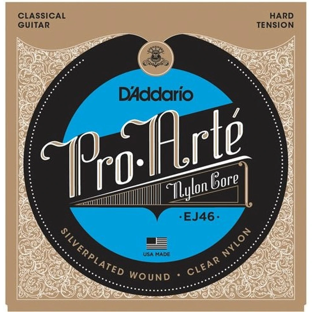 Струны для классической гитары D'Addario EJ46 Hard Tension
