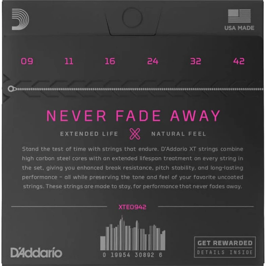 Струны для электрогитары D'Addario XTE0942 09-42