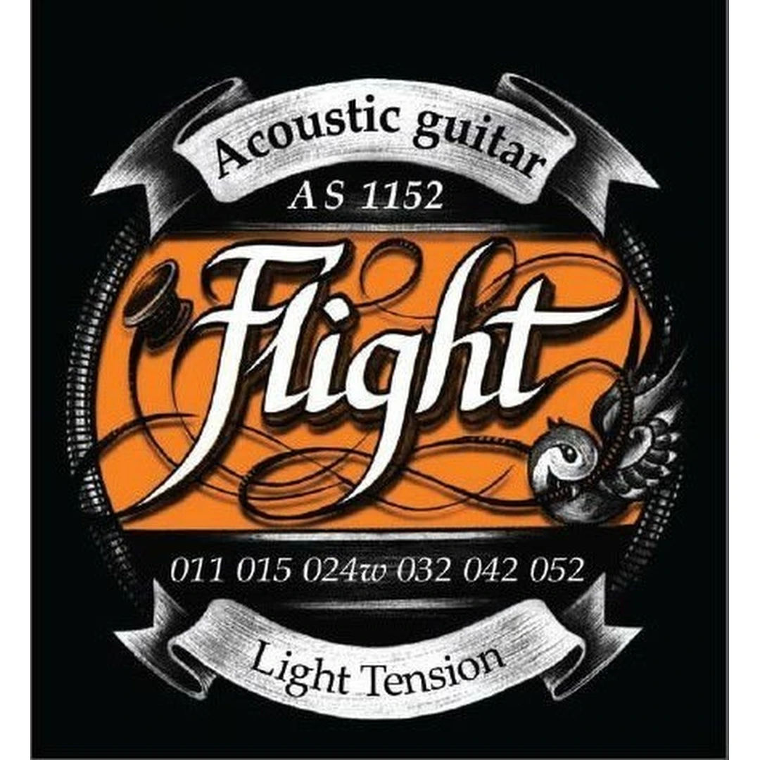 Струны для акустической гитары Flight AS1152
