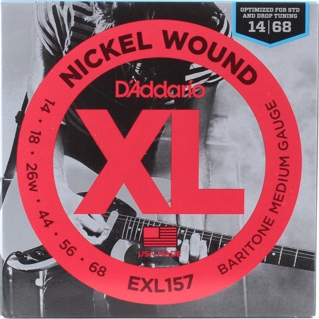 Струны для электрогитары D'Addario EXL157 14-68