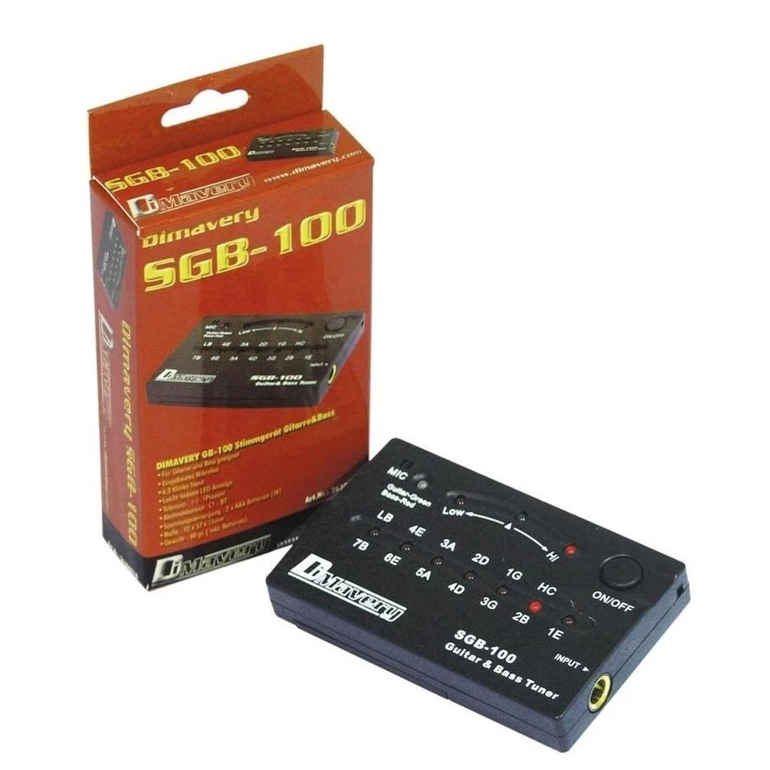 Тюнер для гитары Dimavery SGB-100