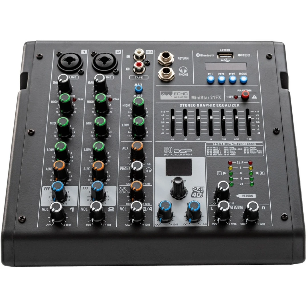 Микшерный пульт Echo Acoustic MiniStar 21FX
