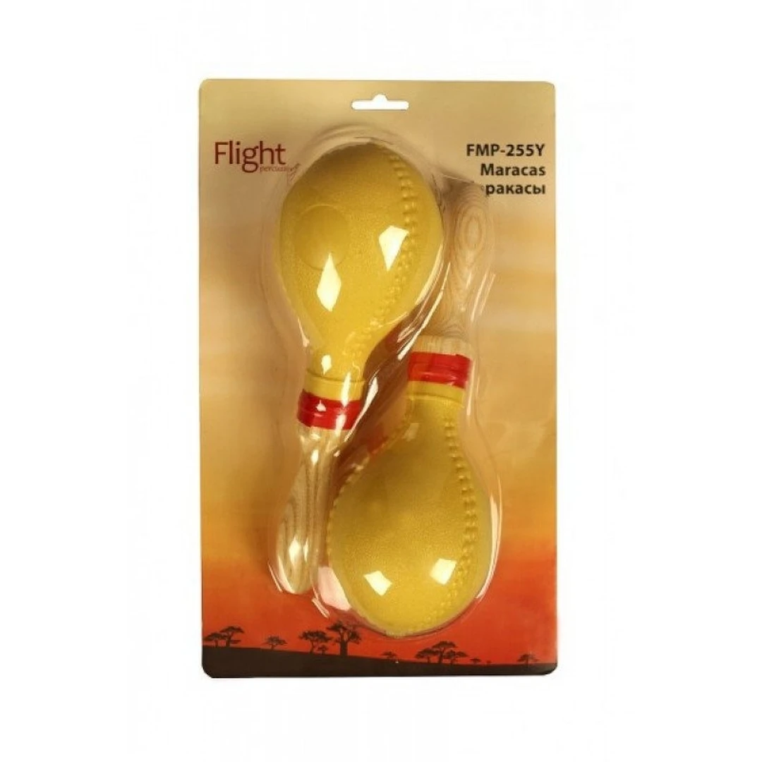 Маракасы пластиковые Flight FMP-255Y