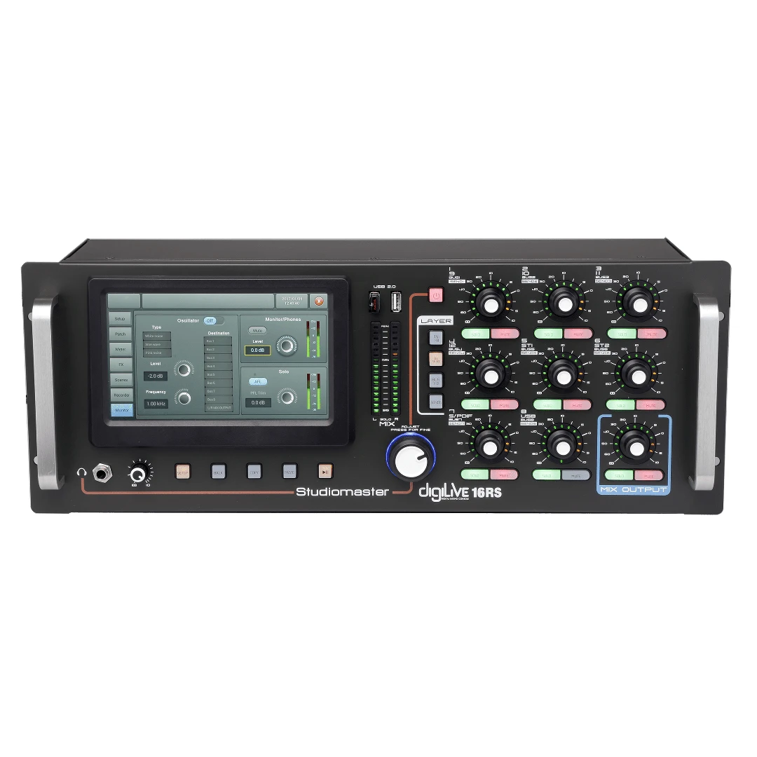 Цифровой рэковый микшерный пульт Studiomaster DigiLive 16RS