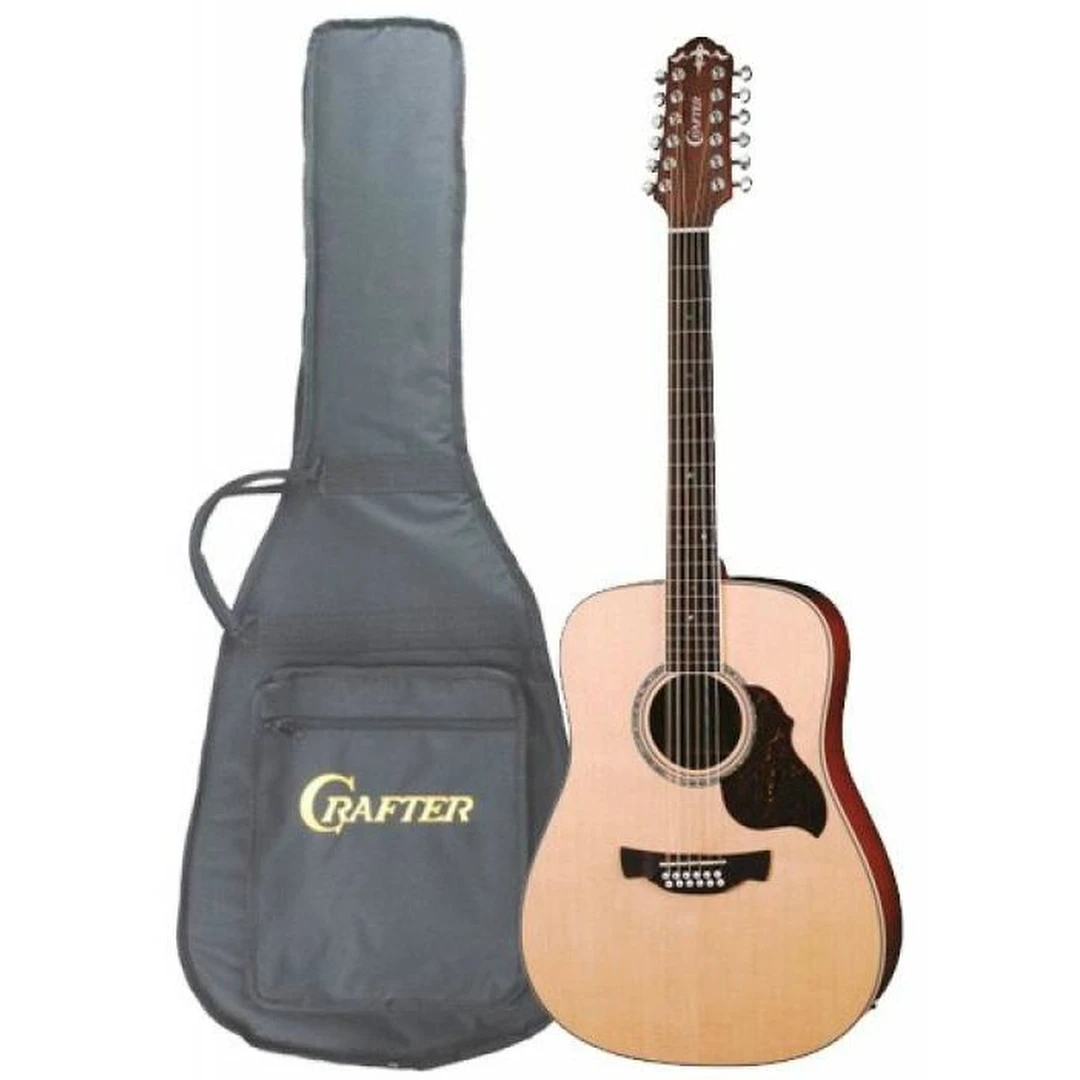 12-струнная электроакустическая гитара Crafter D-8-12/EQN