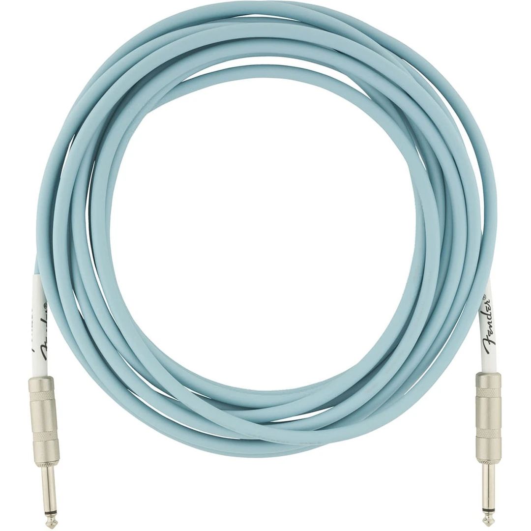 Инструментальный кабель Fender 18.6" Original Series Instrument Cable Daphne Blue
