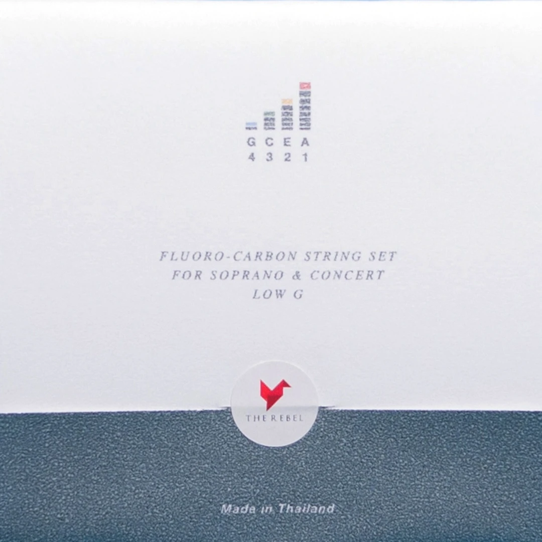 Струны для укулеле Rebel Excella Concert & Soprano Low G