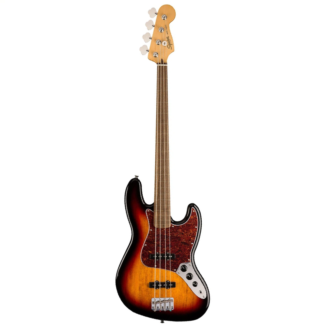 Бас-гитара Fender Squier Classic Vibe '60s Jazz Bass Fretless LRL 3-Color Sunburst