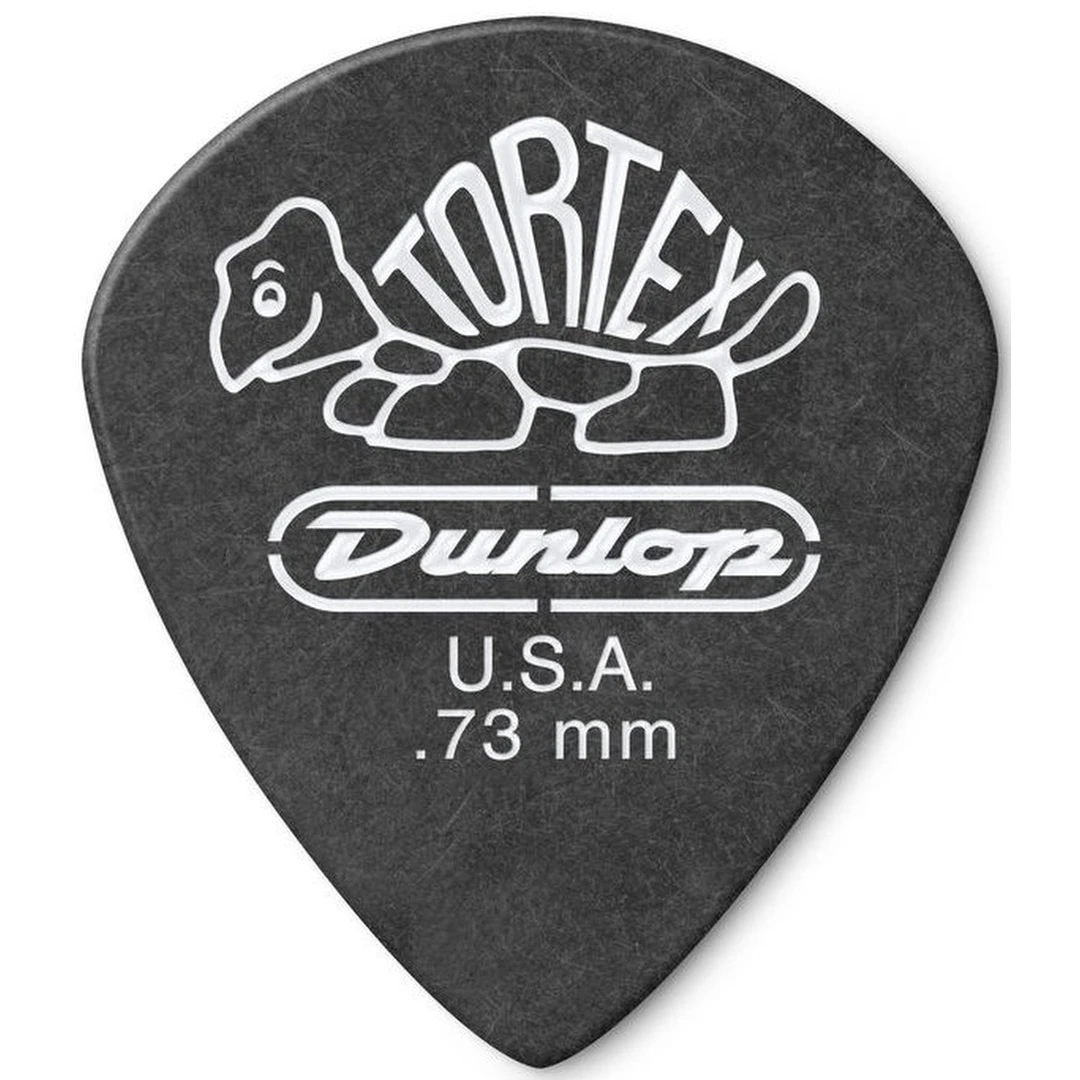 Медиатор Dunlop 482R.73 Tortex Pitch Black Jazz III 0.73