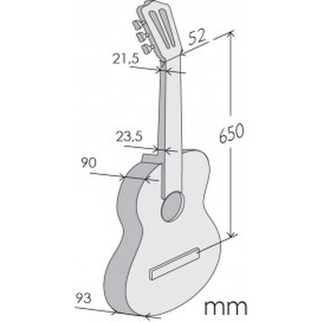 Классическая гитара Alhambra 2F Tap plate