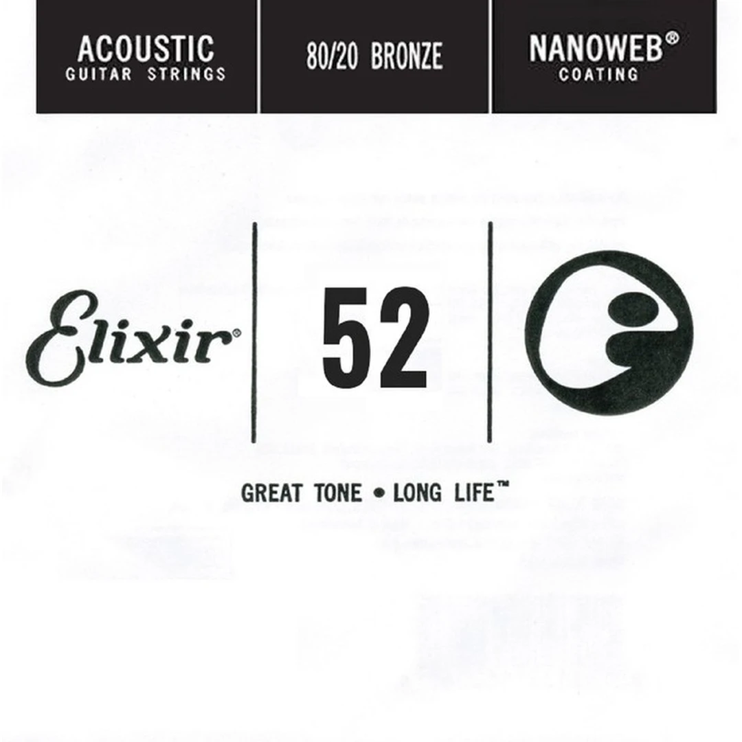 Струна для акустической гитары Elixir 15152 .052