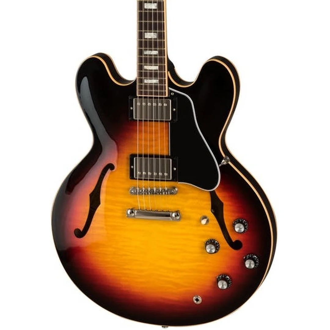 Полуакустическая гитара Gibson ES-335 Figured 2019 Sunset Burst