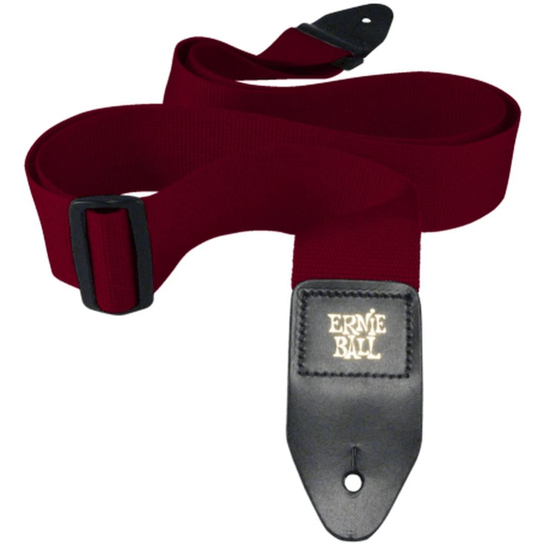 Ремень для гитары Ernie Ball Polypro Burgundy P04047