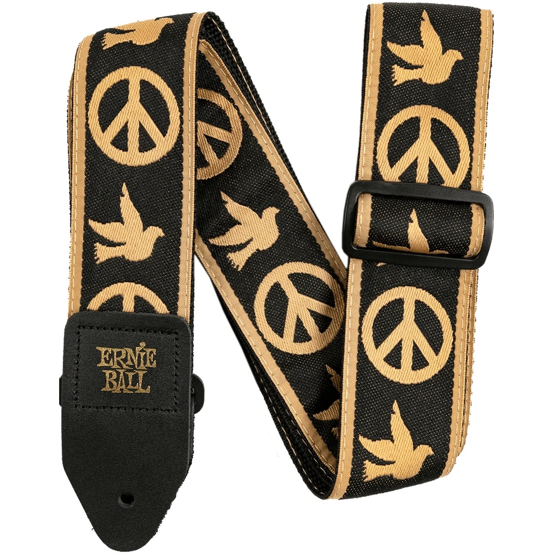 Ремень для гитары Ernie Ball Jacquard Peace Love P04613