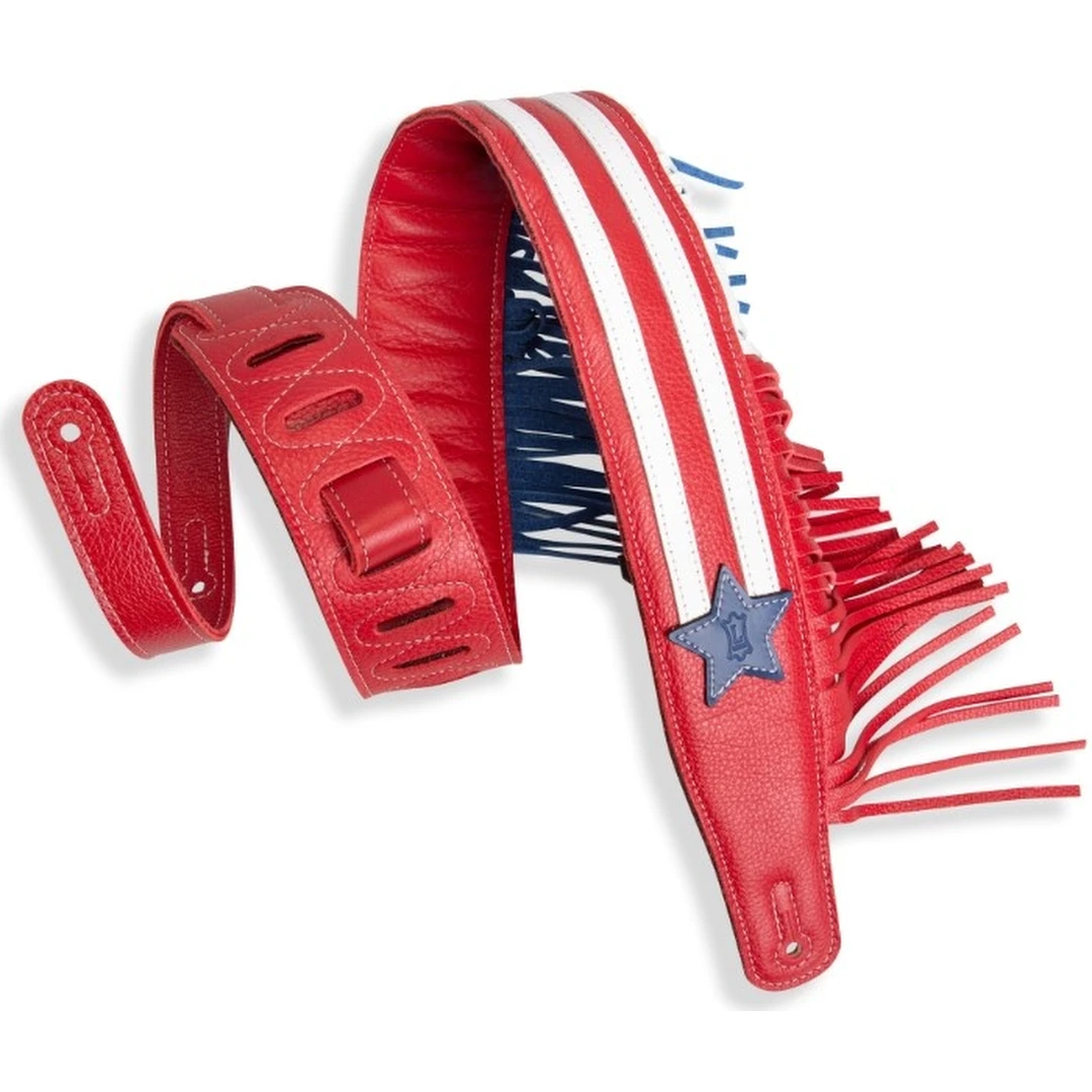 Ремень для гитары Levy's MGFUSA-RWB