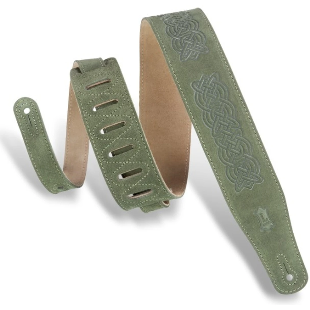 Ремень для гитары Levy's MS26CK-GRN