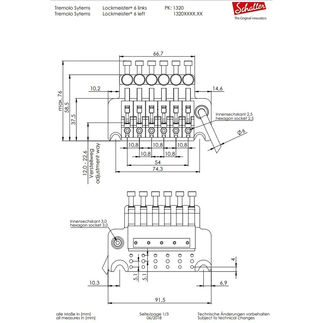 Бридж Schaller Lockmeister 6 L 13200242.12