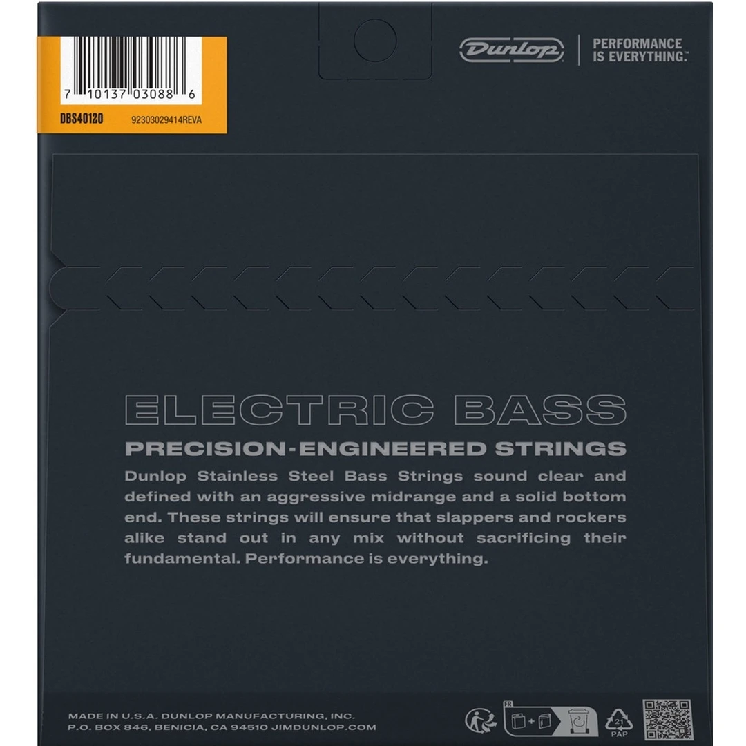 Струны для бас-гитары Dunlop DBS40120 40-120