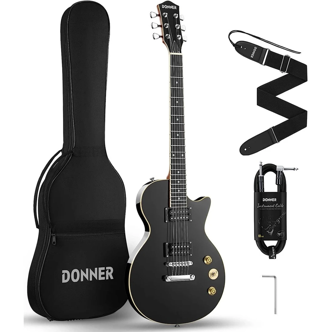 Электрогитара Donner LP-124 Black