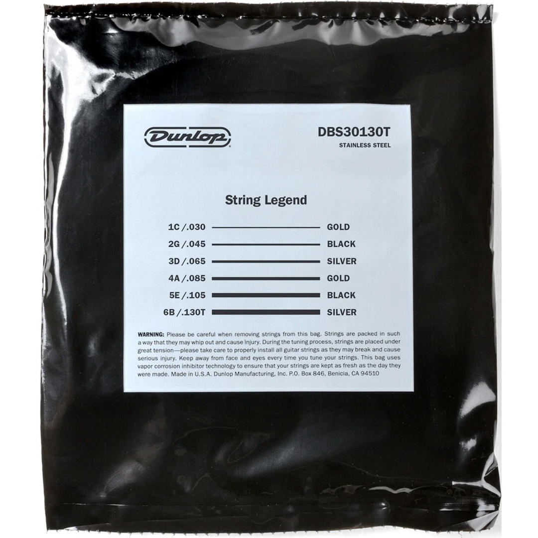 Струны для бас-гитары Dunlop DBS30130T 30-130