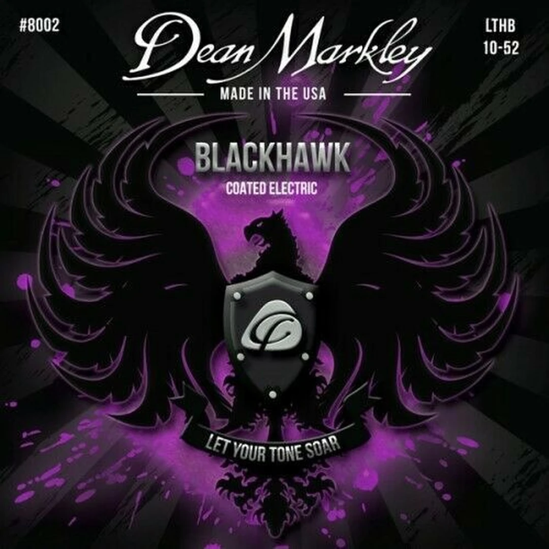 Струны для электрогитары Dean Markley 8002 Blackhawk 10-52
