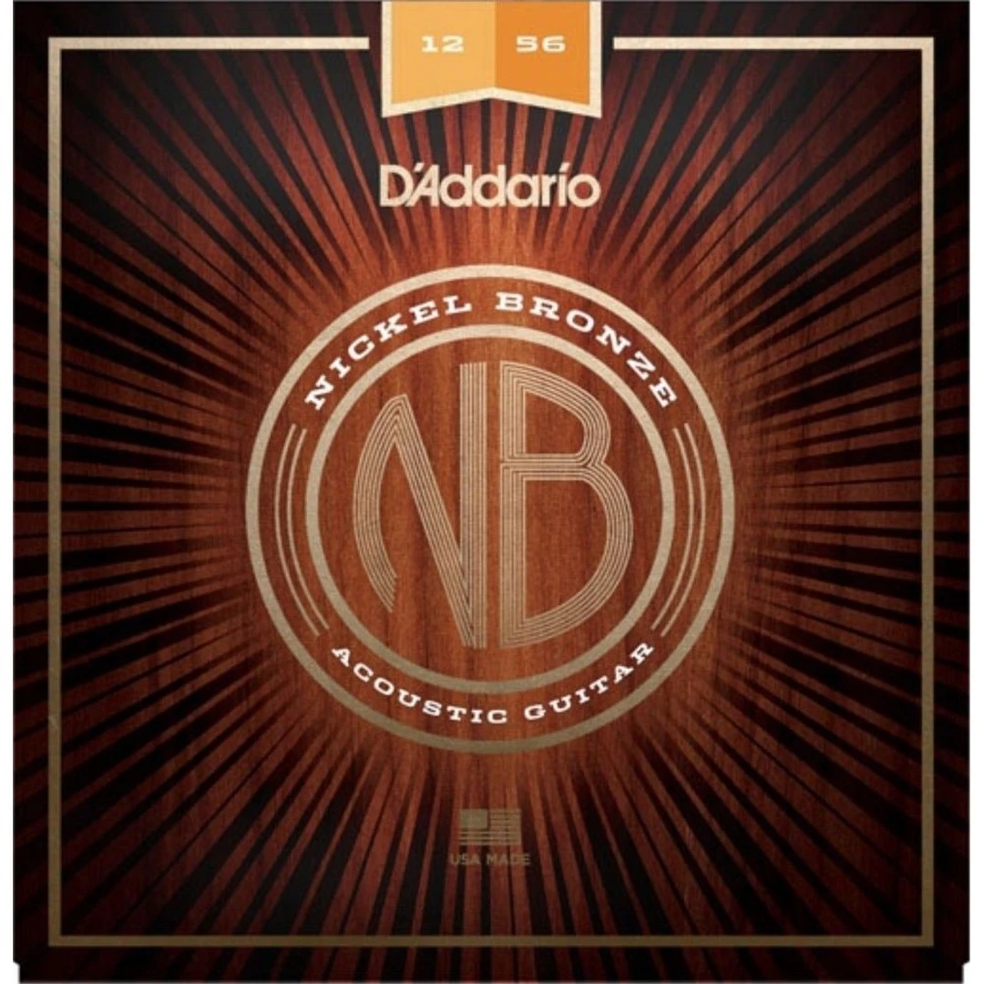 Струны для акустической гитары D’Addario NB1256 12-56