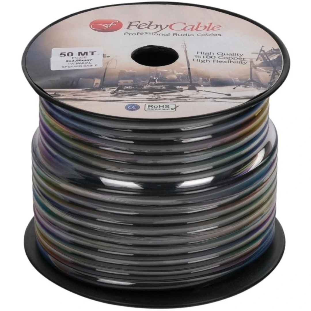 Акустический кабель Feby Cable FC225BK-100