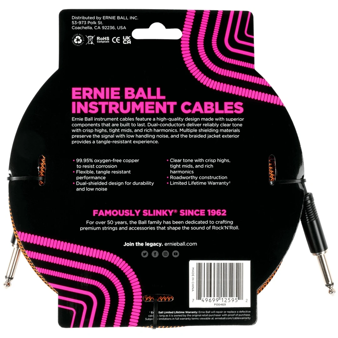 Инструментальный кабель Ernie Ball 6469