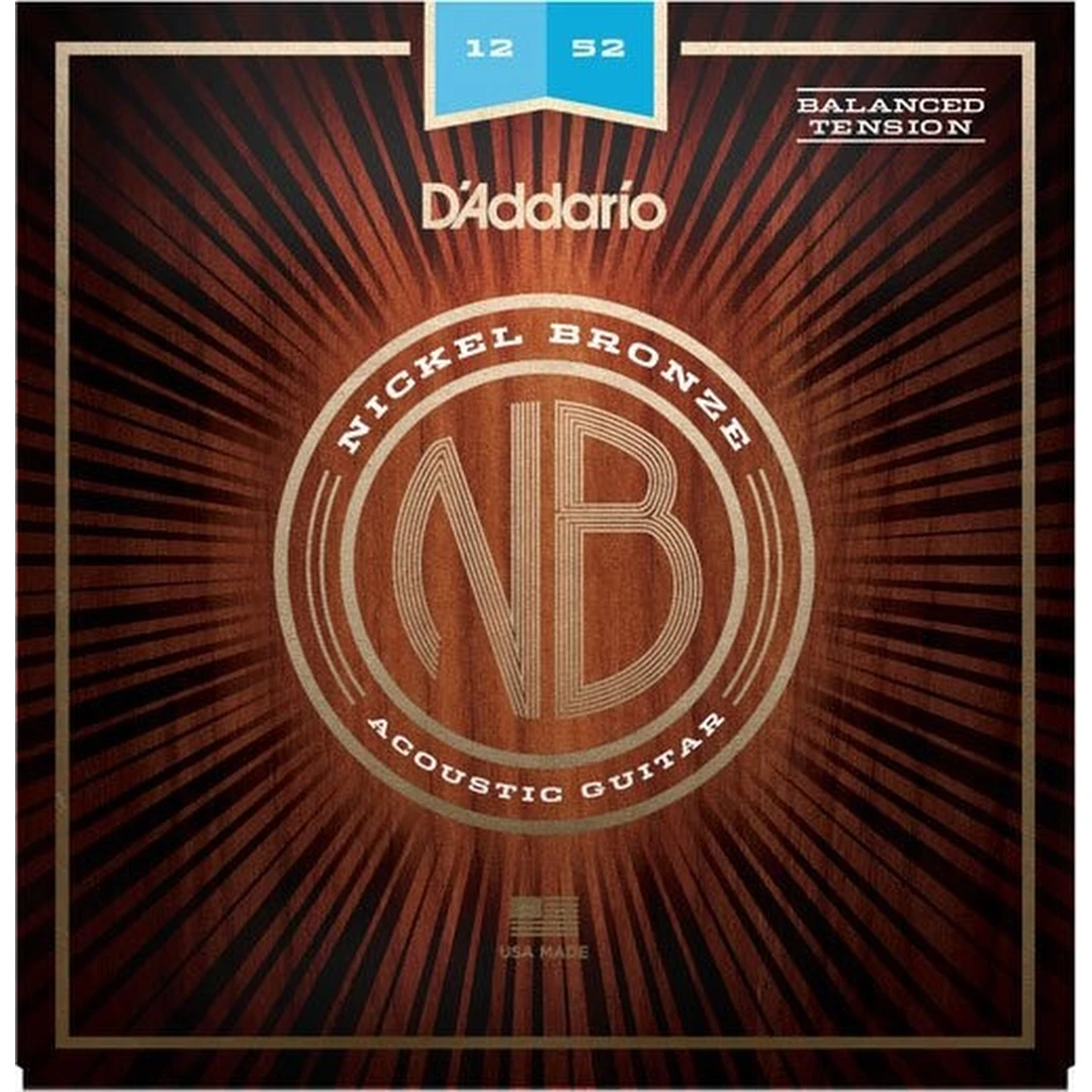 Струны для акустической гитары D’Addario NB1252BT 12-52