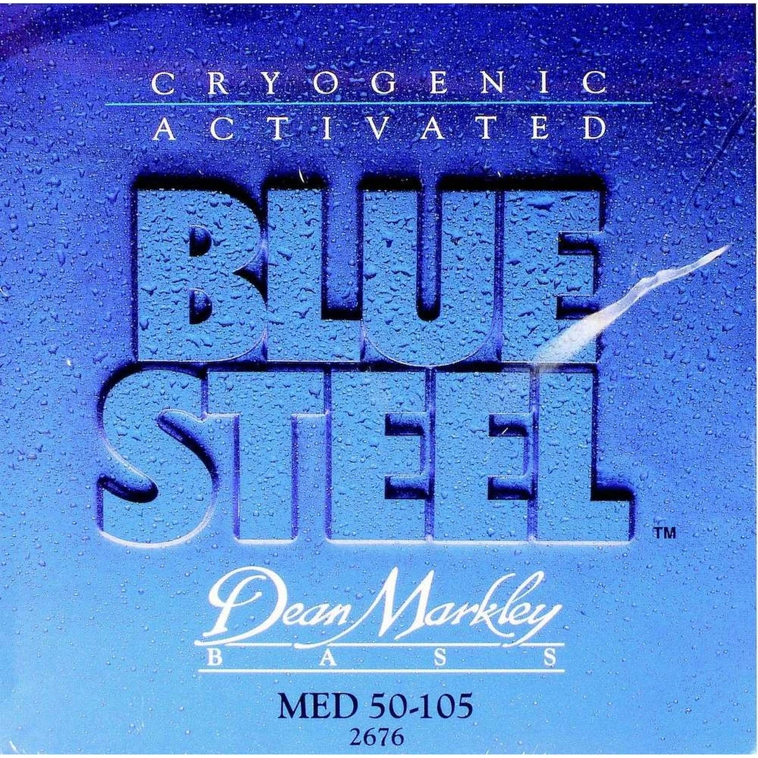 Струны для бас-гитары Dean Markley 2676 Blue Steel Bass MED 50-105