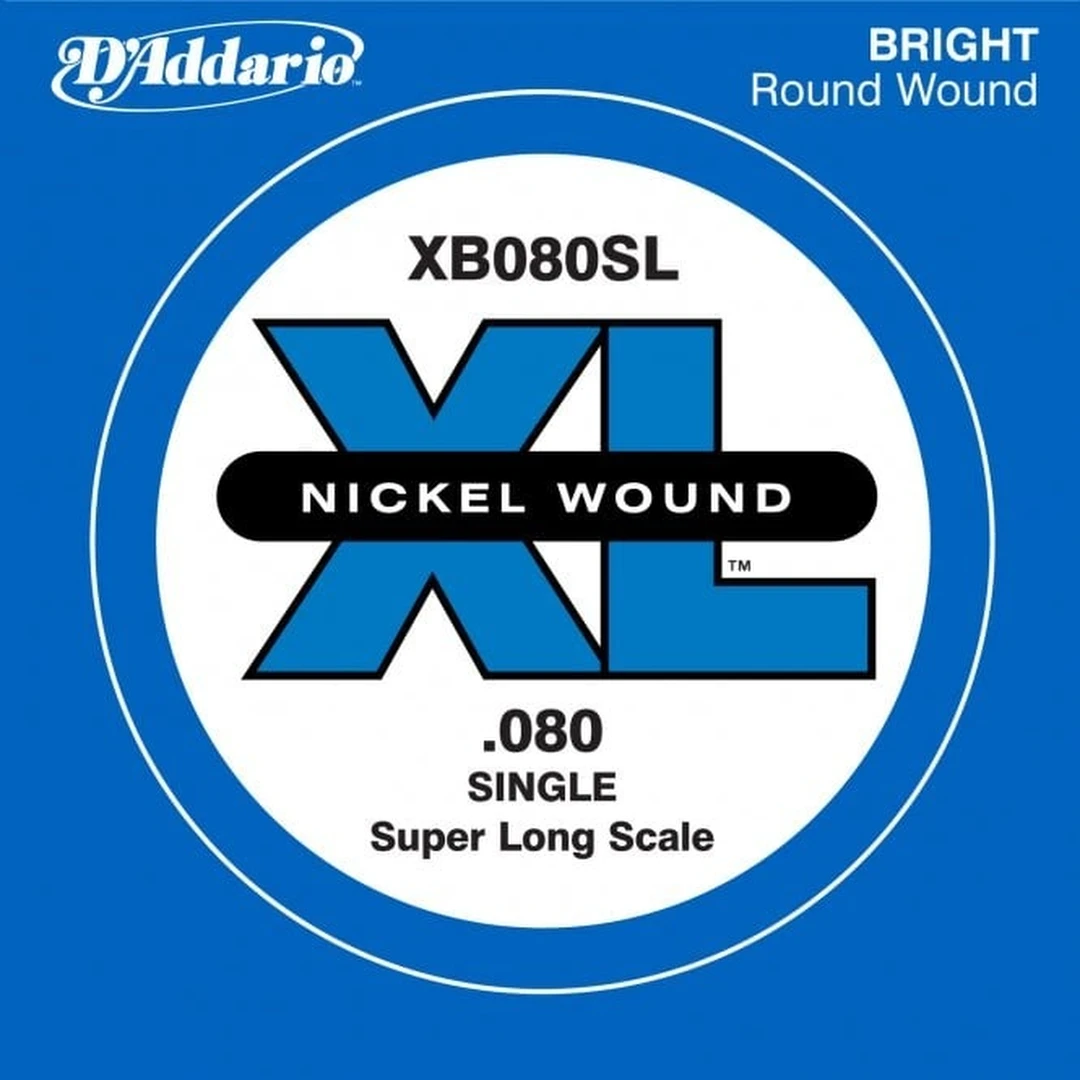 Струна для бас-гитары D'Addario XB080SL Nickel Wound