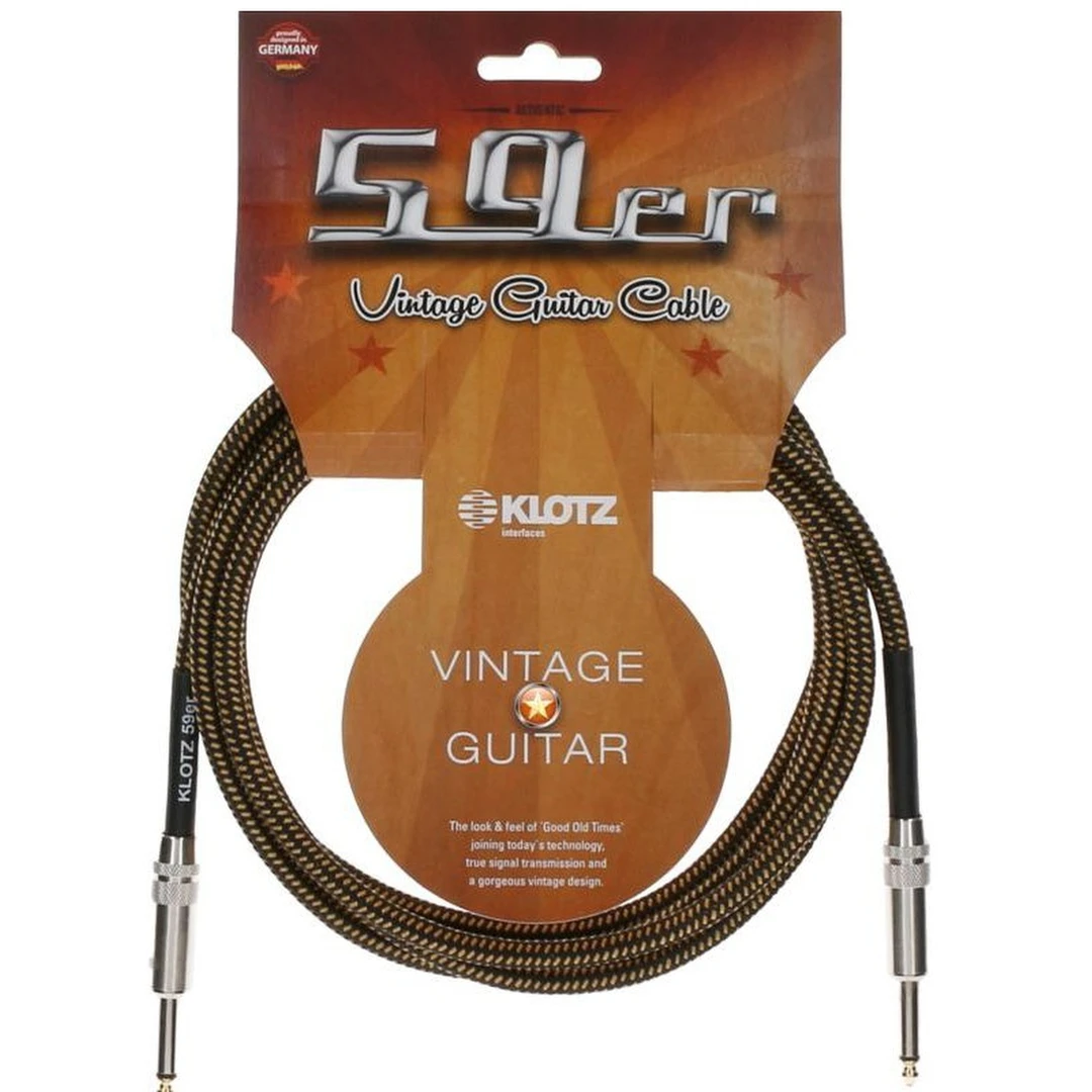 Инструментальный кабель Klotz VIN-0300 Vintage