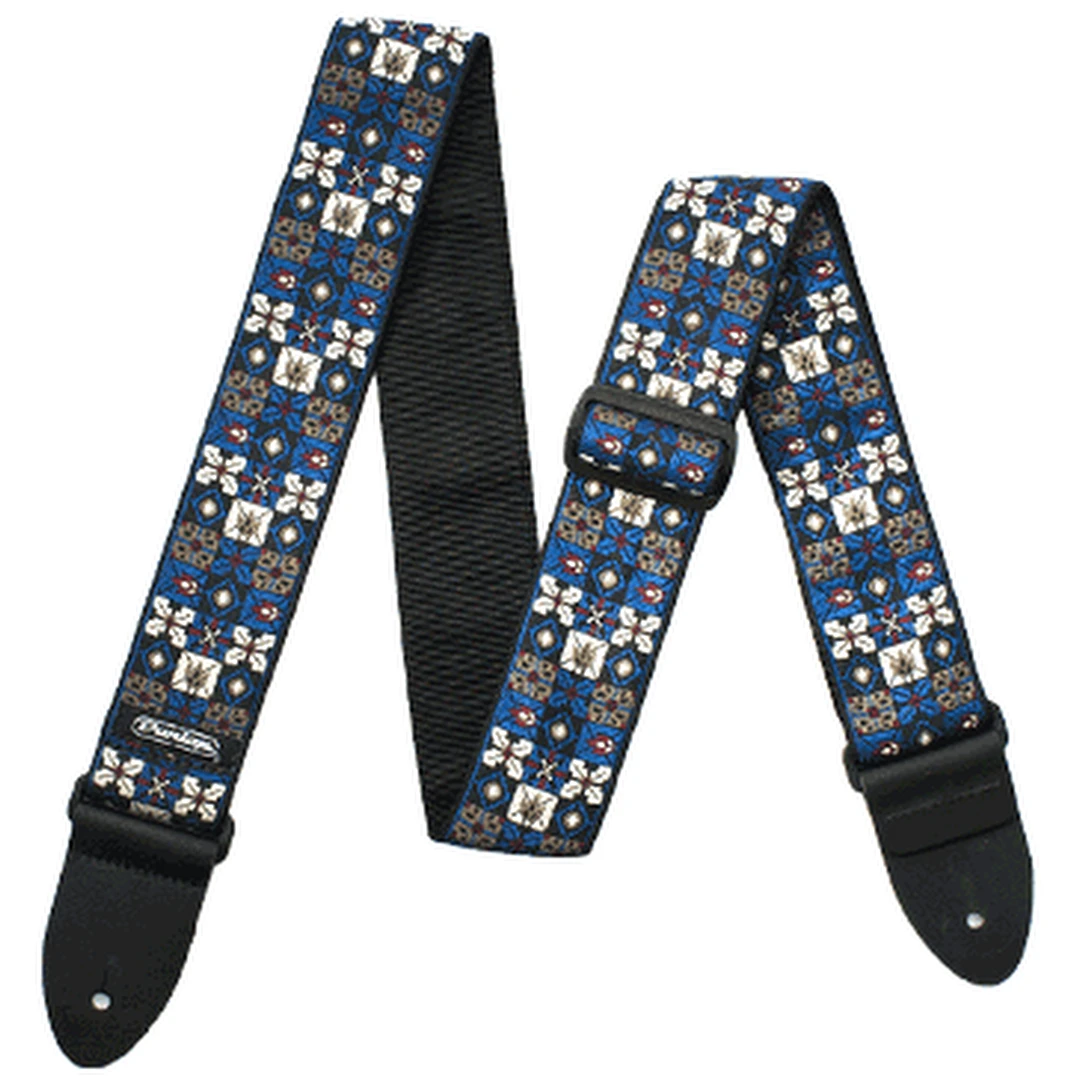 Ремень для гитары Dunlop D67-01BL Winterland Blue