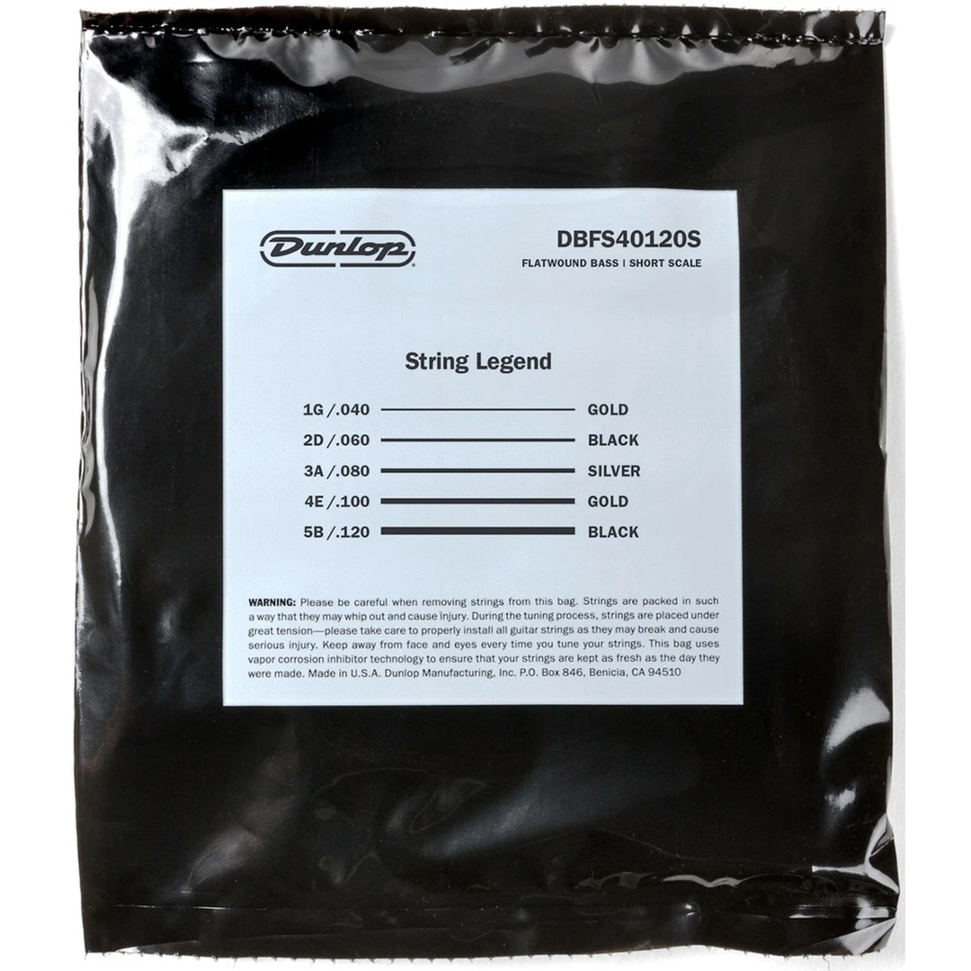 Струны для бас-гитары Dunlop DBFS40120S 40-120