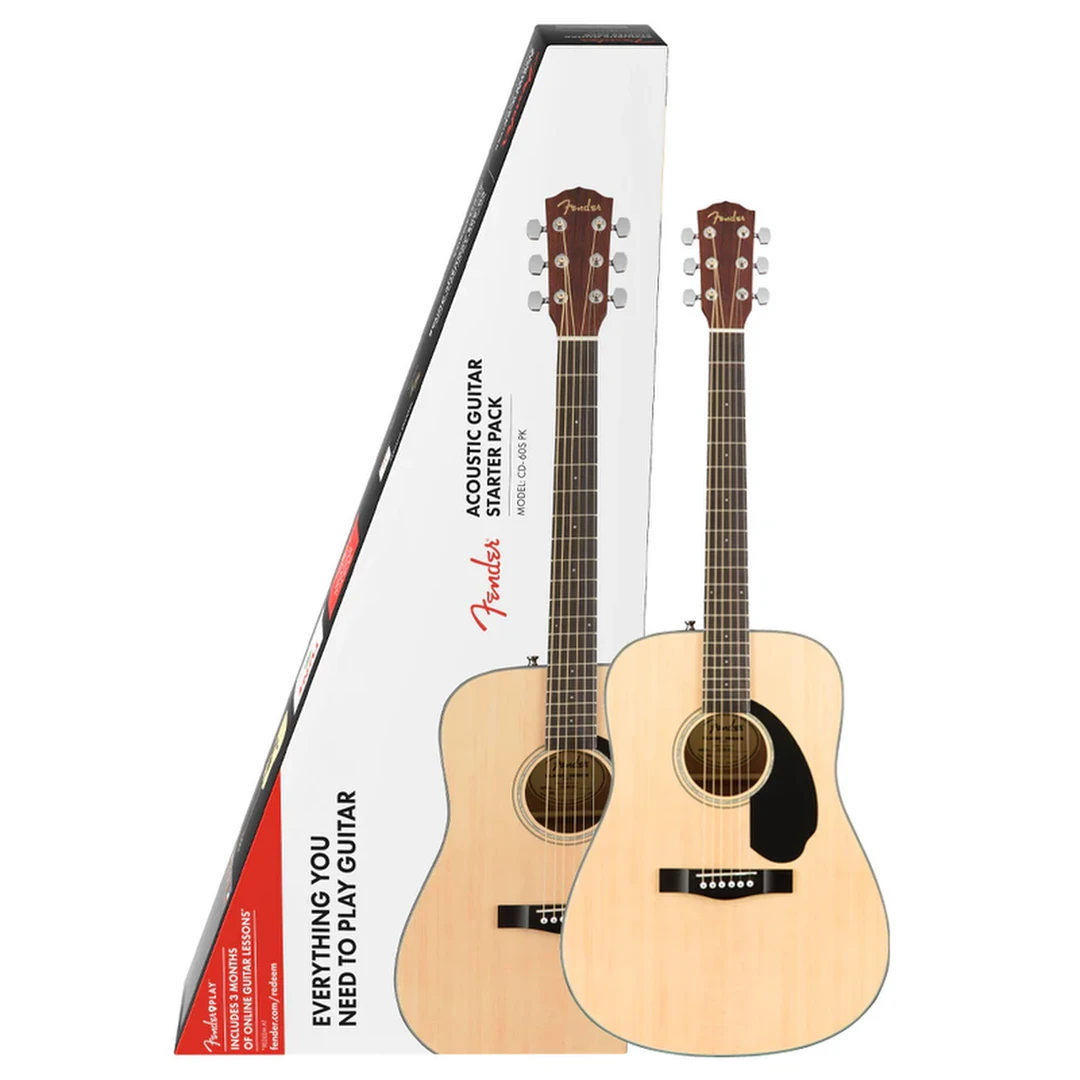 Гитарный набор Fender CD-60S Dreadnought Pack NAT