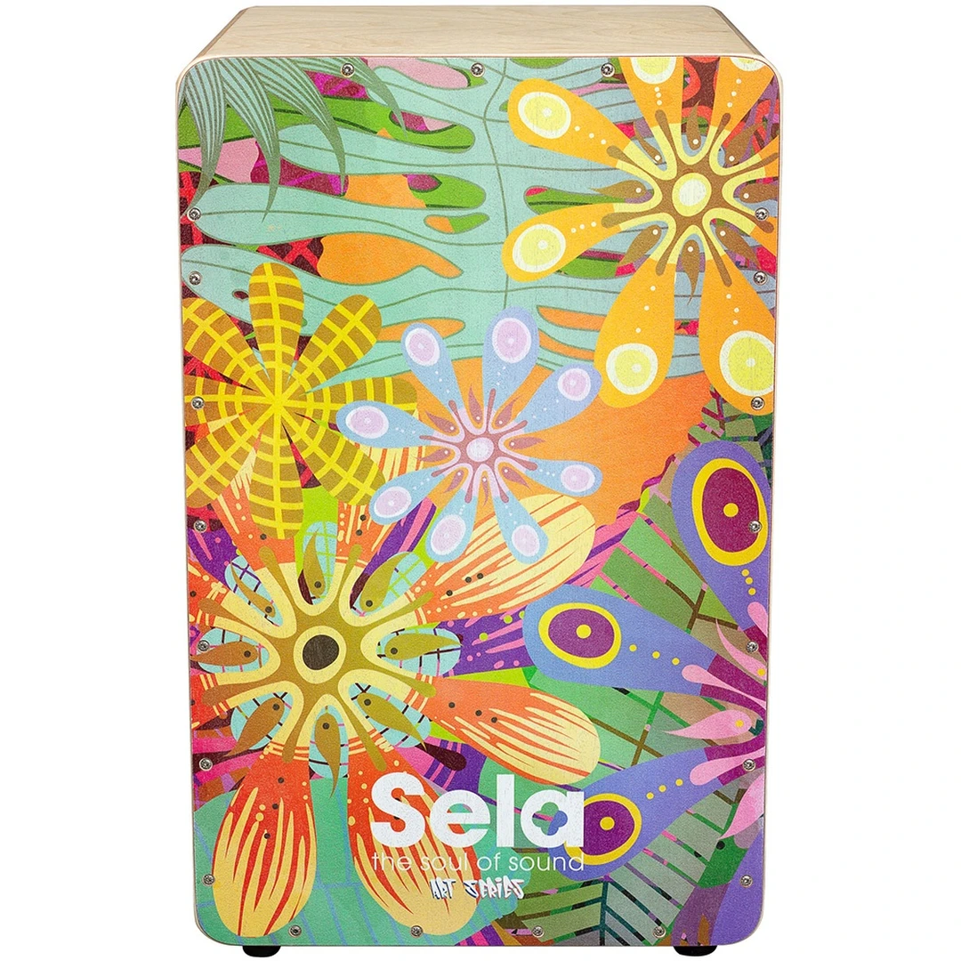 Кахон Sela SE 179 Art Series Flower Power